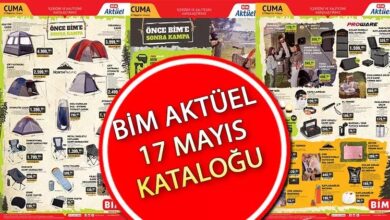 BİM'e Kamp Malzemeleri Geliyor! 17 Mayıs 2024
